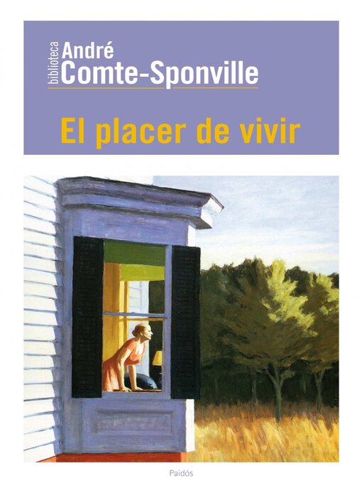 Title details for El placer de vivir by André Comte-Sponville - Available